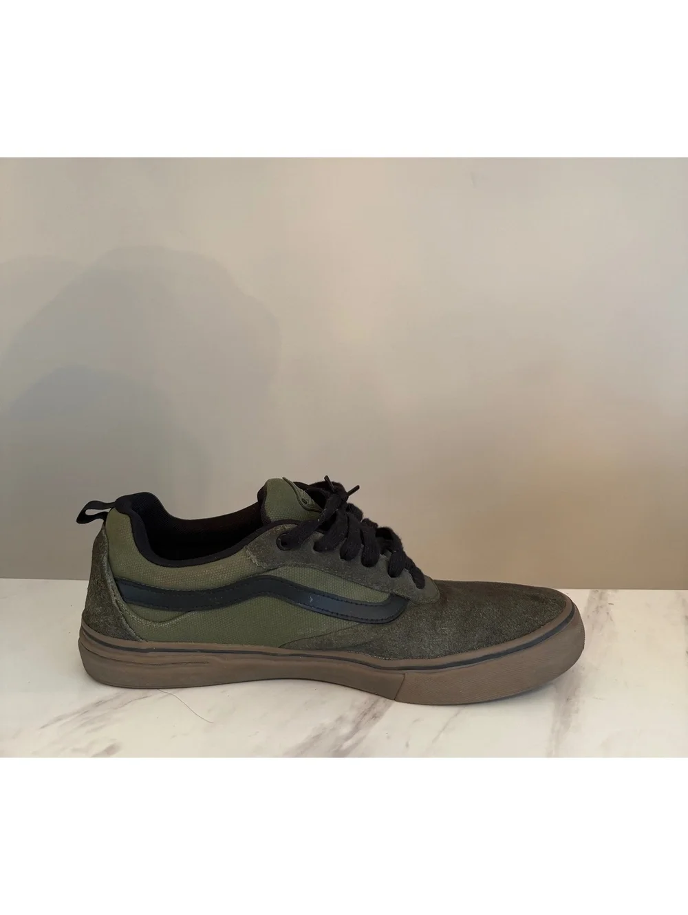 Vans Kyle Walker Pro Skate Shoes – Olive Green / Black / Gum – Men’s Size 13